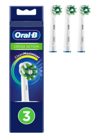 Oral-B Opzetborstels Cross Action 3 stuks