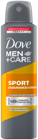 Dove Deospray Men +Care Sport Endurance Comfort 150ml 