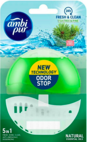 Ambi Pur Toiletblok Tea Tree &amp; Pine 55ml