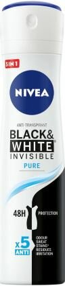 Nivea Deospray Invisible Black &amp; White Pure 150ml