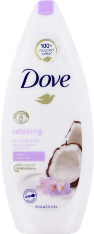 Dove Douchegel Relaxing Kokosmelk &amp; Jasmijnblaadjes 250ml