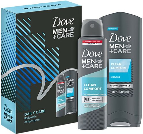 Geschenkset Dove Men +Care Daily Care Clean Comfort