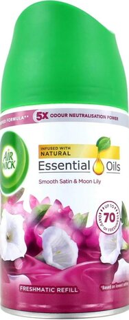 Airwick Freshmatic Max Navulling Smooth Satin &amp; Moon Lily 250ml