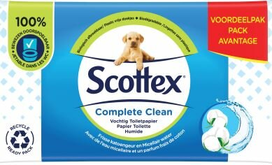 Scottex Vochtig Toiletpapier Fresh 56st 