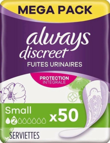 Always Discreet Incontinentie Verband 50 stuks