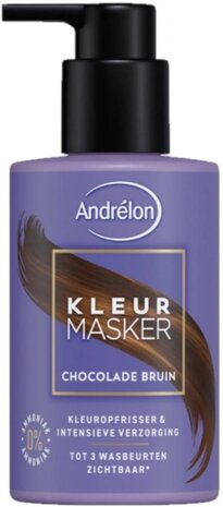 Andrelon Kleur Masker Chocolade Bruin 200ml