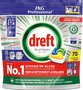 Dreft All in One Platinum vaatwastabletten Regular 75 capsules